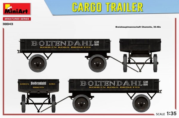 MiniArt 38043 GERMAN CARGO TRAILER 1/35