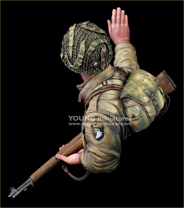 Young Miniatures YM1897 101st US Airbone "Currahee" - Normandy 1944 1/10