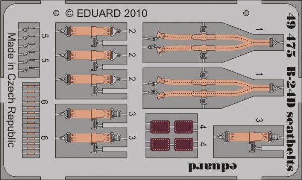 Eduard 49475 B-24D seatbelts REVELL Academy