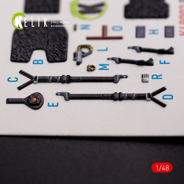 KELIK K48002 F-111 A/E Aardvark interior 3D decals for HobbyBoss kit 1/48
