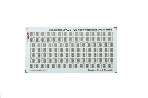 Eduard 3DL53012 US Navy watertight doors WWII SPACE 1/350