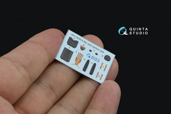 Quinta Studio QR+72035 K-36L (early) ejection seat (for Su-25 aircraft until 2007) (All kits) 1/72