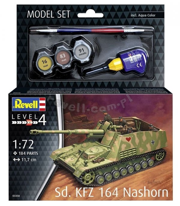 Revell 63358 Sd.Kfz. 164 Nashorn - model set 1/72