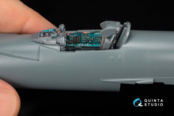 Quinta Studio QD+48579 MiG-21SMT Fishbed-K 3D-Printed &amp; coloured Interior on decal paper (Eduard) (with 3D-printed resin parts) 1/48