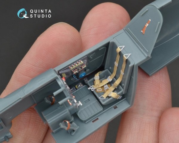 Quinta Studio QD48094 Bf 109G-6 3D-Printed &amp; coloured Interior on decal paper (for Eduard kit) 1/48