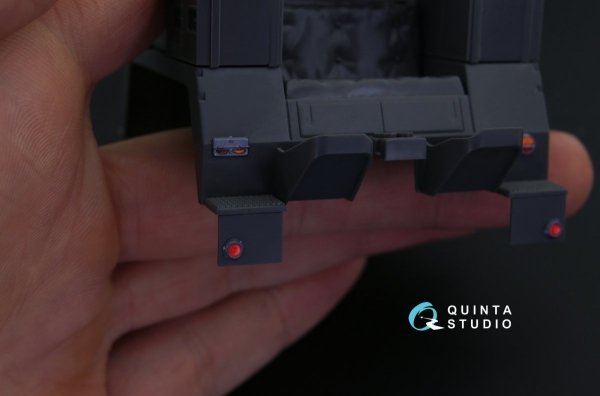 Quinta Studio QD35025 Krupp Protze 3D-Printed &amp; coloured Interior on decal paper (for Tamiya kit) 1/35
