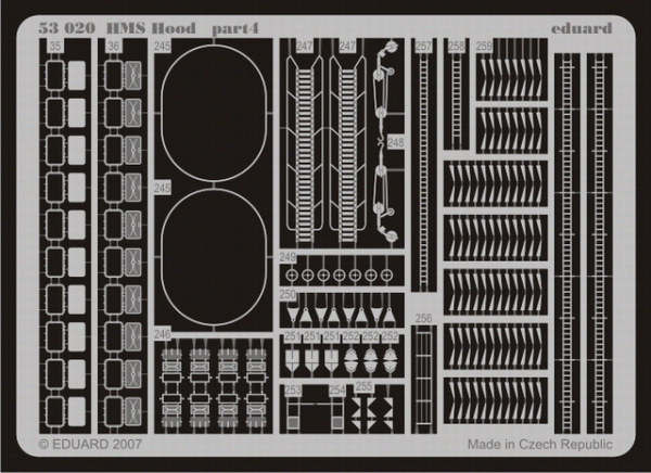 Eduard 53020 HMS Hood 1/350 Trumpeter