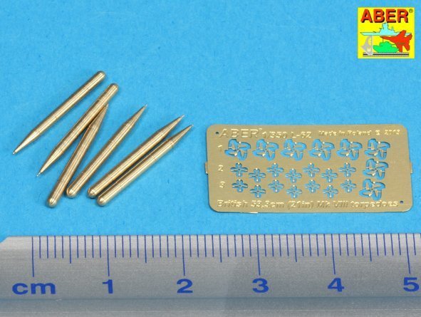 Aber 350L-62 Set of 6 British torpedoes 53,3cm MK.VIII (1:350)