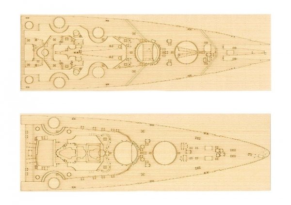 I Love Kit 66601 AV-8B Bismarck 1941 Detail-up Set for Trupmeter 05358 1/350