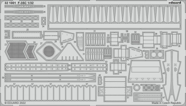 Eduard 321001 F-35C TRUMPETER 1/32
