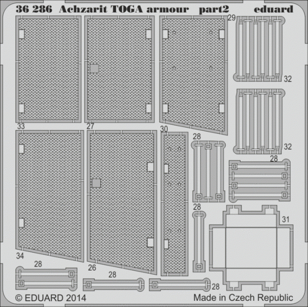 Eduard 36286 Achzarit TOGA armour 1/35 Meng