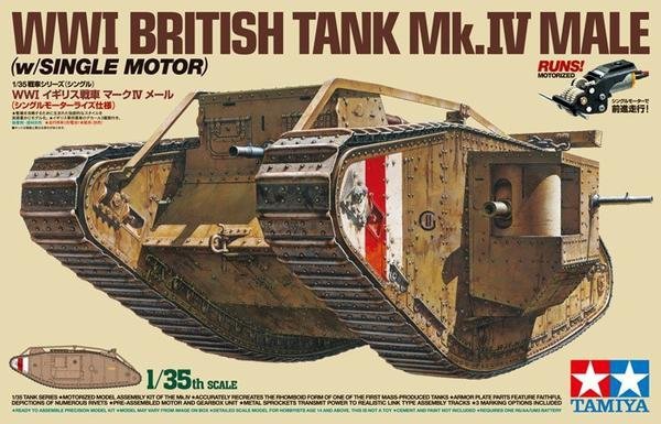 Tamiya 30057 WWI British Tank Mk.IV Male (1:35)