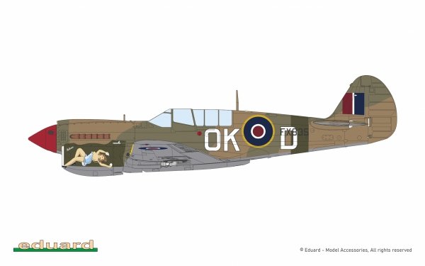 Eduard 11187 Curtiss Kittyhawk Mk.Ia / Mk.IV Dual Combo 1/48