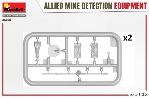 MiniArt 35390 ALLIED MINE DETECTION EQUIPMENT 1/35