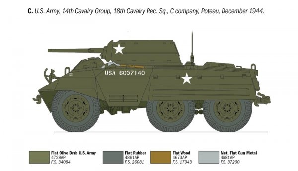 Italeri 6364 M8 Greyhound 1/35