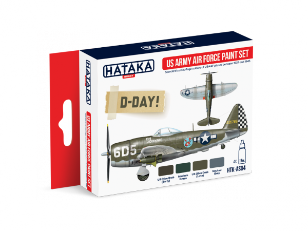 Hataka HTK-AS04 US Army Air Force paint set 4x17ml