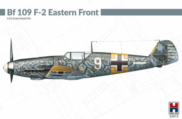 Hobby 2000 32013 Bf 109 F-2 Eastern Front (HASEGAWA + CARTOGRAF + MASKI + METAL PARTS) 1/32