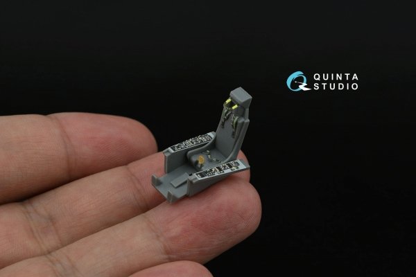Quinta Studio QD72201 A-4F 3D-Printed &amp; coloured Interior on decal paper (Fujimi/Hobby 2000) 1/72