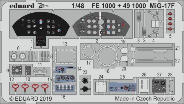 Eduard 491000 MiG-17F HOBBY BOSS 1/48