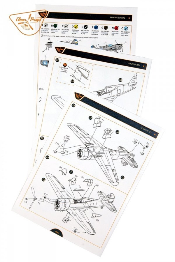 Clear Prop! CP72021 H-75O Hawk STARTER KIT 1/72