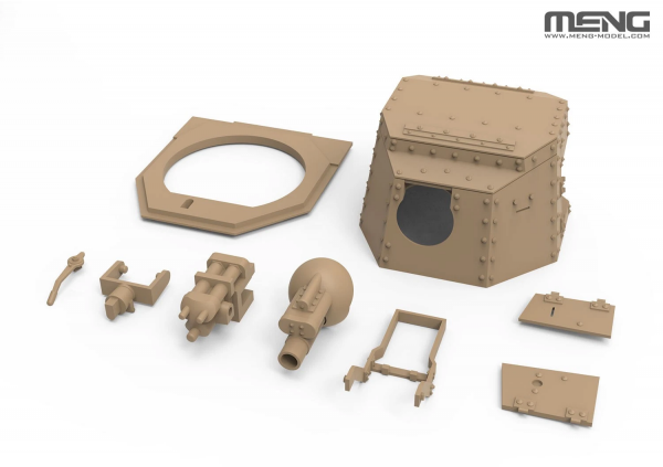 Meng Model TS-059 French FT 75 BS 1/35