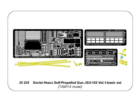Aber 35235 Soviet heavy self-propelled gun JSU-152 - vol.1 - basic set (1:35)