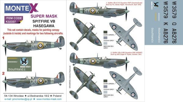 Montex K32337 SPITFIRE VB 1/32