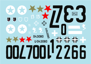 Star Decals 35-C1039 Axis/Eastern European StuG III (1) 1/35