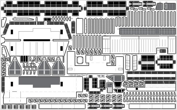 Pontos 35006F1 USS CV-9 Essex 1943 Detail Up Set (1:350)
