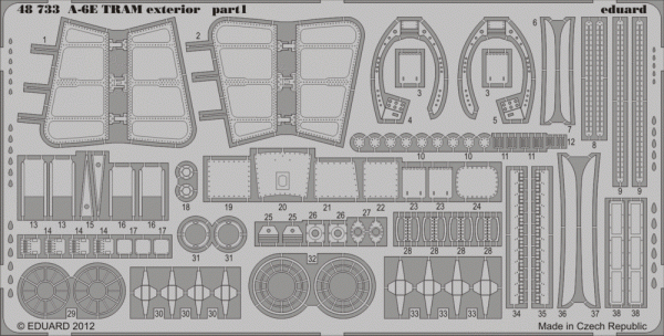 Eduard 48733 A-6E TRAM exterior 1/48 KINETIC MODEL