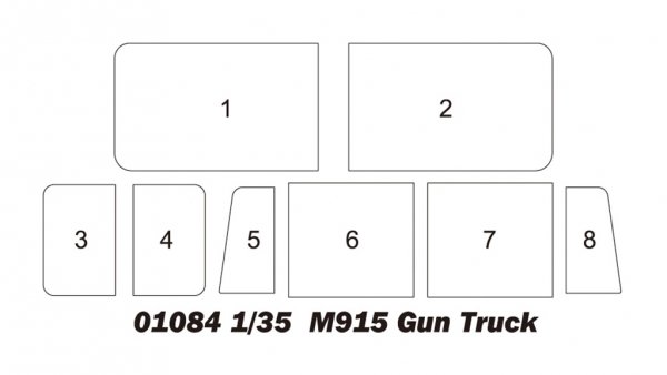 Trumpeter 01084 M915 Gun Truck 1/35
