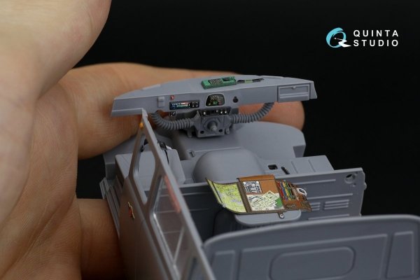 Quinta Studio QD35045 UAZ-3909 3D-Printed &amp; coloured Interior on decal paper (Zvezda) 1/35