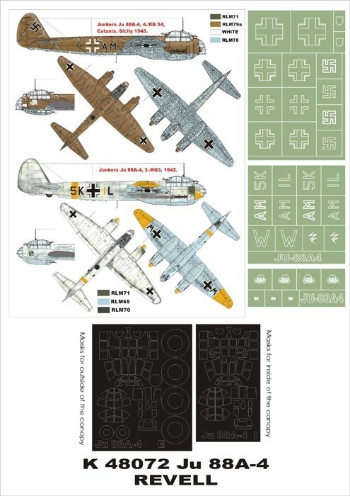 Montex K48072 Ju 88A-4 1/48
