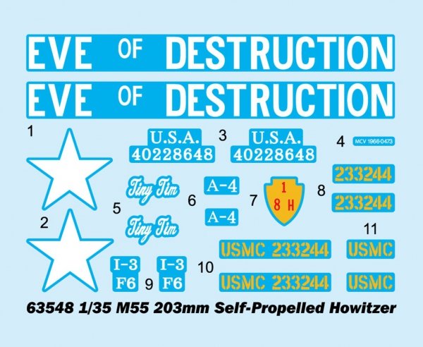 I Love Kit 63548 M55 203mm Self-Propelled Howitzer 1/35