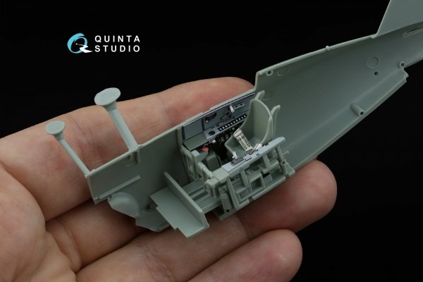 Quinta Studio QD48540 F3F-2 3D-Printed &amp; coloured Interior on decal paper (Academy/Accurate Miniatures) 1/48