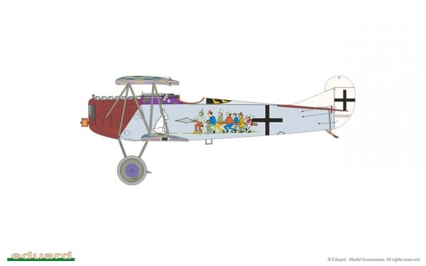 Eduard 8136 Fokker D.VII (OAW) ProfiPACK edition 1/48