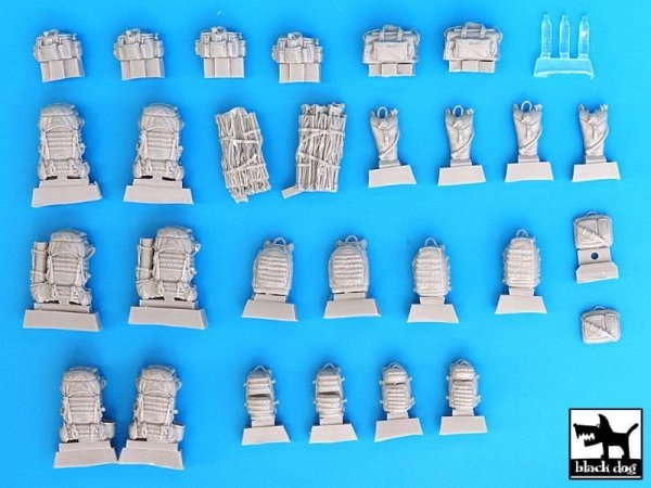 Black Dog T35037 US modern bags accessories set 1/35