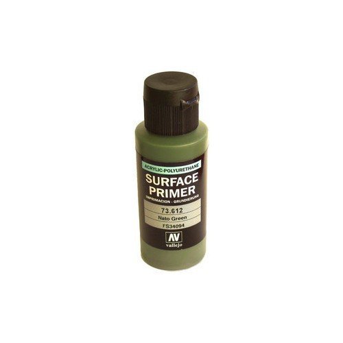 Vallejo 73612 Surface Primer NATO Green FS34094 60ml.