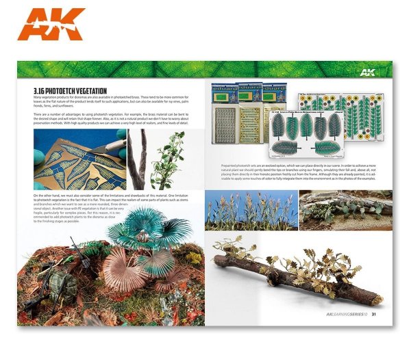 AK Interactive AK295 AK LEARNING 10: MASTERING VEGETATION IN MODELING