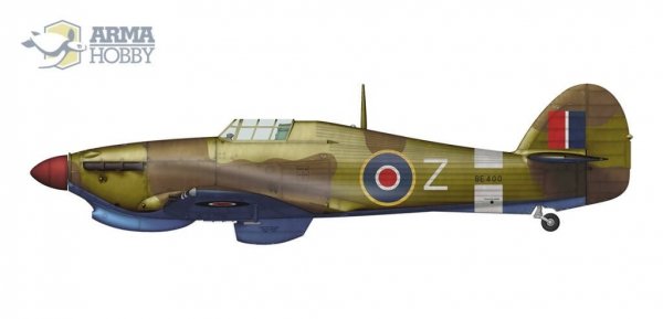 Arma Hobby 70044 Hurricane Mk II B Trop Model Kit 1/72