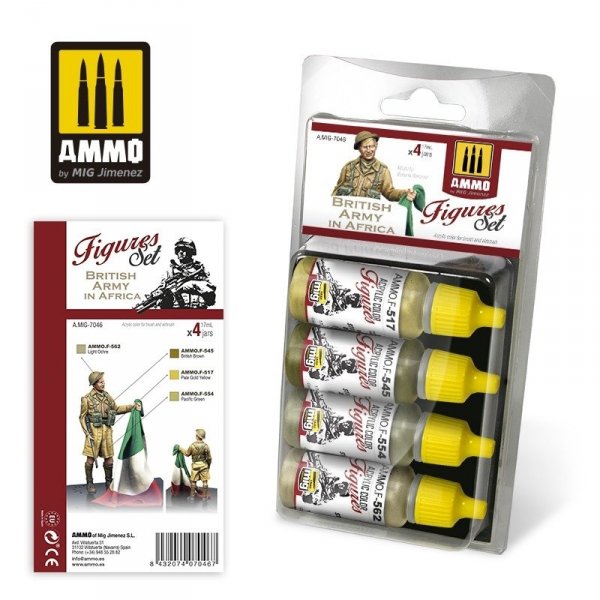 AMMO of Mig Jimenez 7046 British Army in Africa 4x17ml