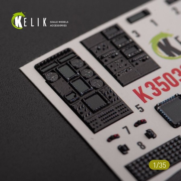 KELIK K35033 AH-6J/MH6J Little Bird interior 3D decals for Zimi models/KittyHawk 1/35