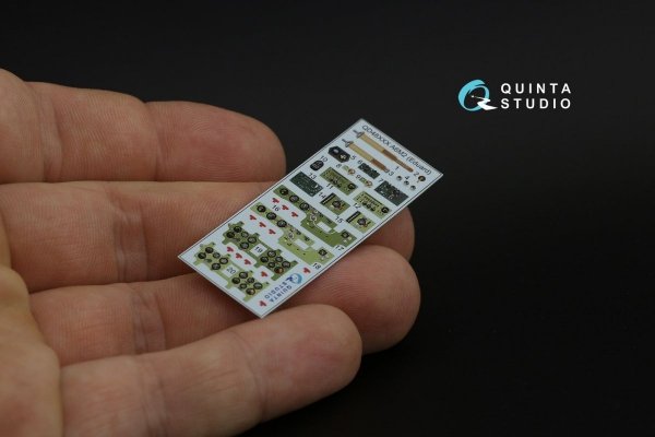 Quinta Studio QD48239 A6M2 Zero 3D-Printed &amp; coloured Interior on decal paper (Eduard) 1/48