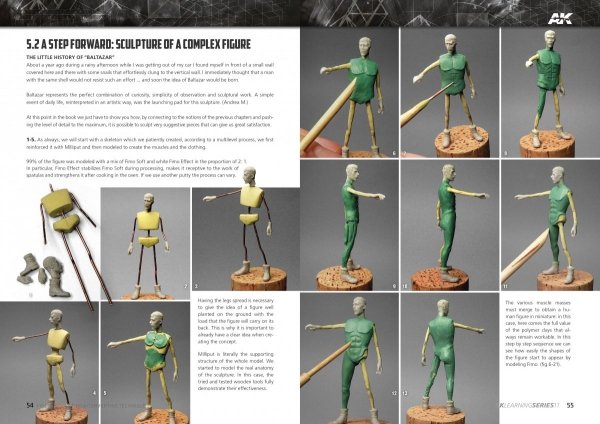 AK Interactive AK512 AK LEARNING 11: FIGURE SCULPTING &amp; CONVERTING TECHNIQUES EN