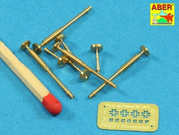 Aber 35L-199 Armament for British WWI Medium Tank Mk.A Whippet 8mm Hotchkiss m.1909 x 4pcs. (1:35)