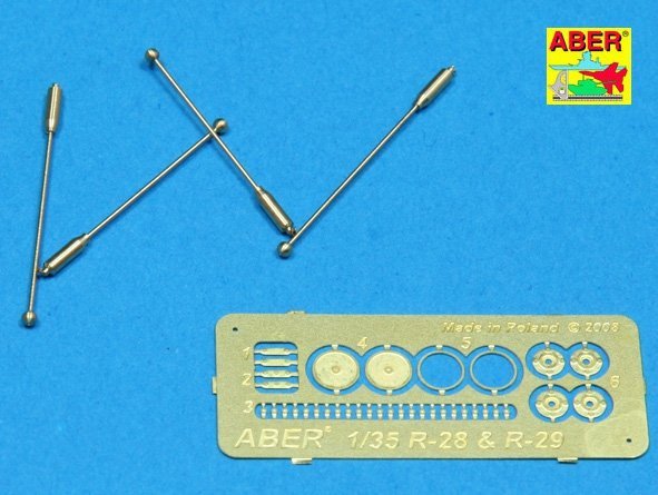 Aber R-29 German width indicator for Sd.Kfz.231; 232 (4 pcs.) (1:35)