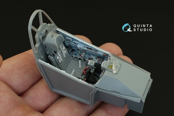 Quinta Studio QD32006 Su-25UB 3D-Printed &amp; coloured Interior on decal paper (for Trumpeter kit) 1/32