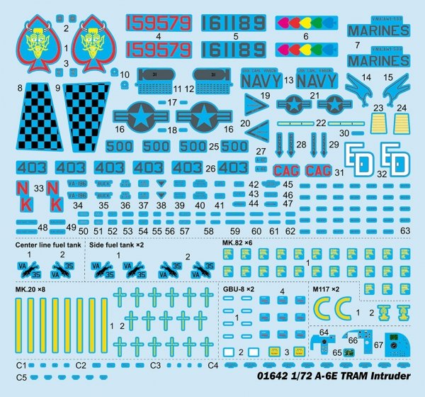 Trumpeter 01642 A-6E TRAM Intruder 1/72