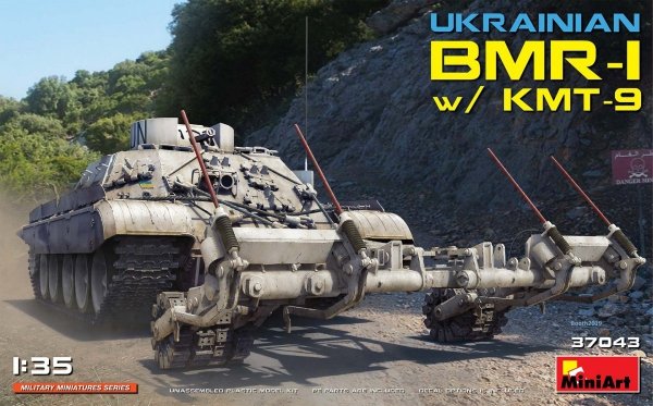 MiniArt 37043 UKRAINIAN BMR-1 w/KMT-9 1/35