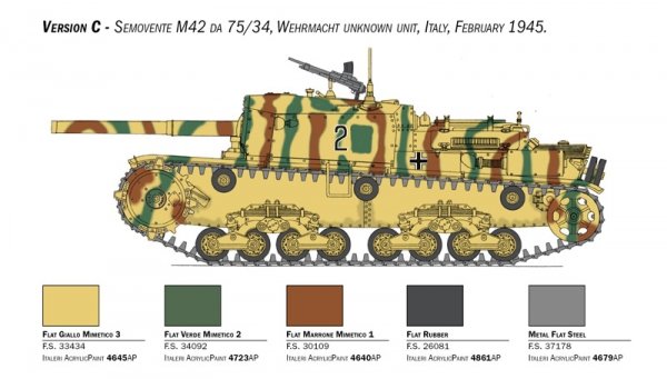 Italeri 6759 Semovente M42 da 75/34 Upgraded Edition 1/35